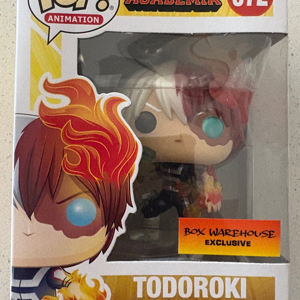 • My Hero Academia “Todoroki” Box Warehouse Exclusive Funko Pop Figure •